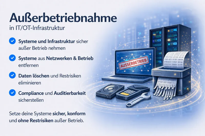 Kontrollierte Außerbetriebnahme mit UPTR zur Gewährleistung sicherer Datenverarbeitung und vollständigem Lebenszyklusabschluss
